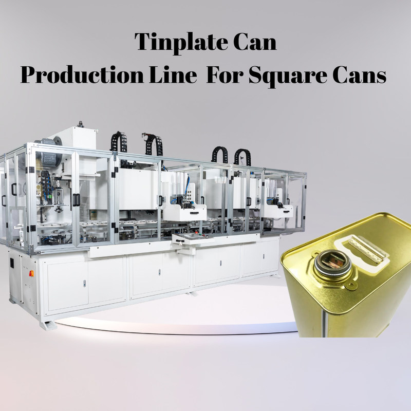 Big Square Cans Production Line Expansion Beading Flaning Bottom ...